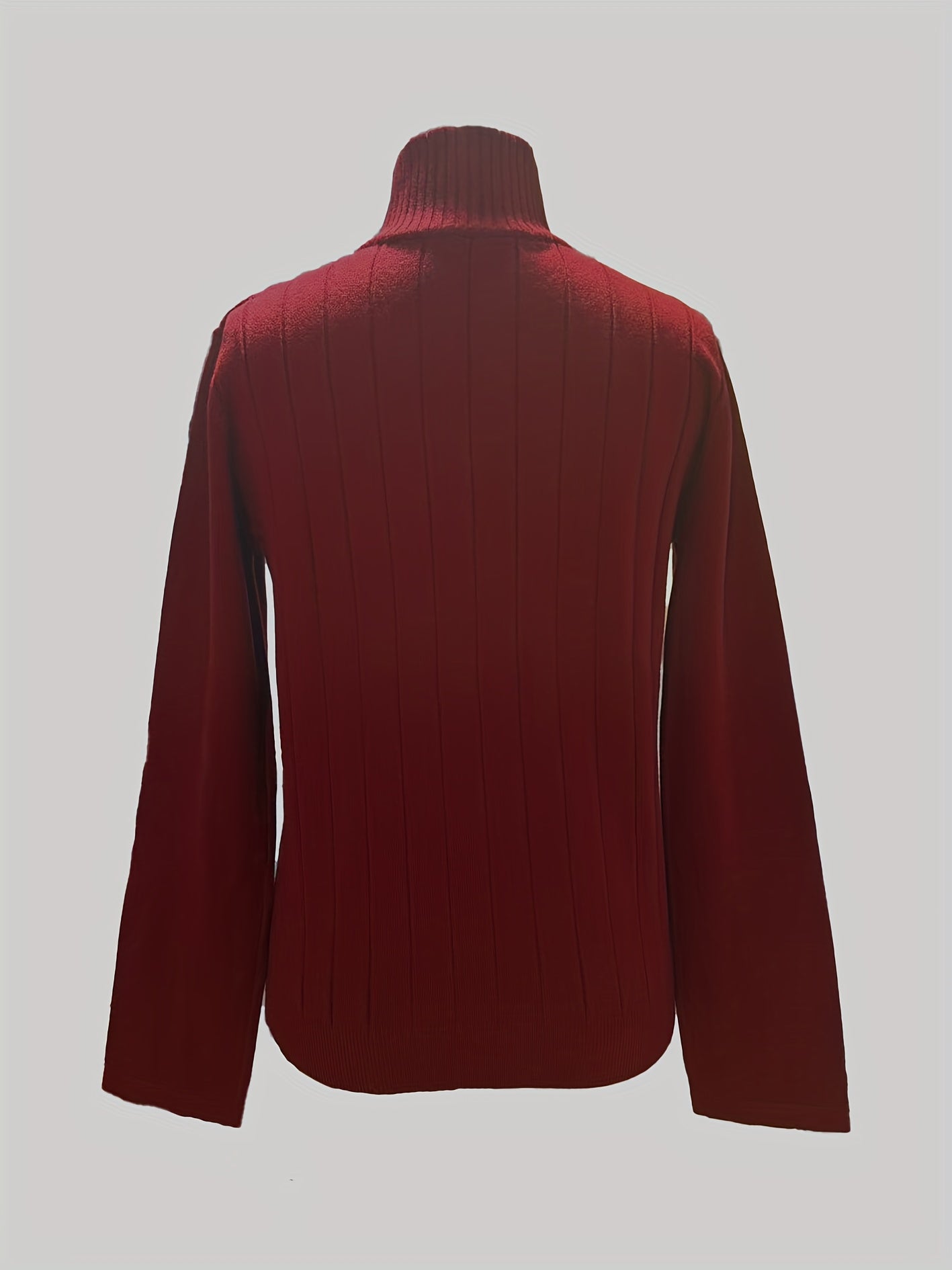 Women'S Chinese-Style Faux Two-Piece Sweater | Long-Sleeve with Beautiful Button Detail