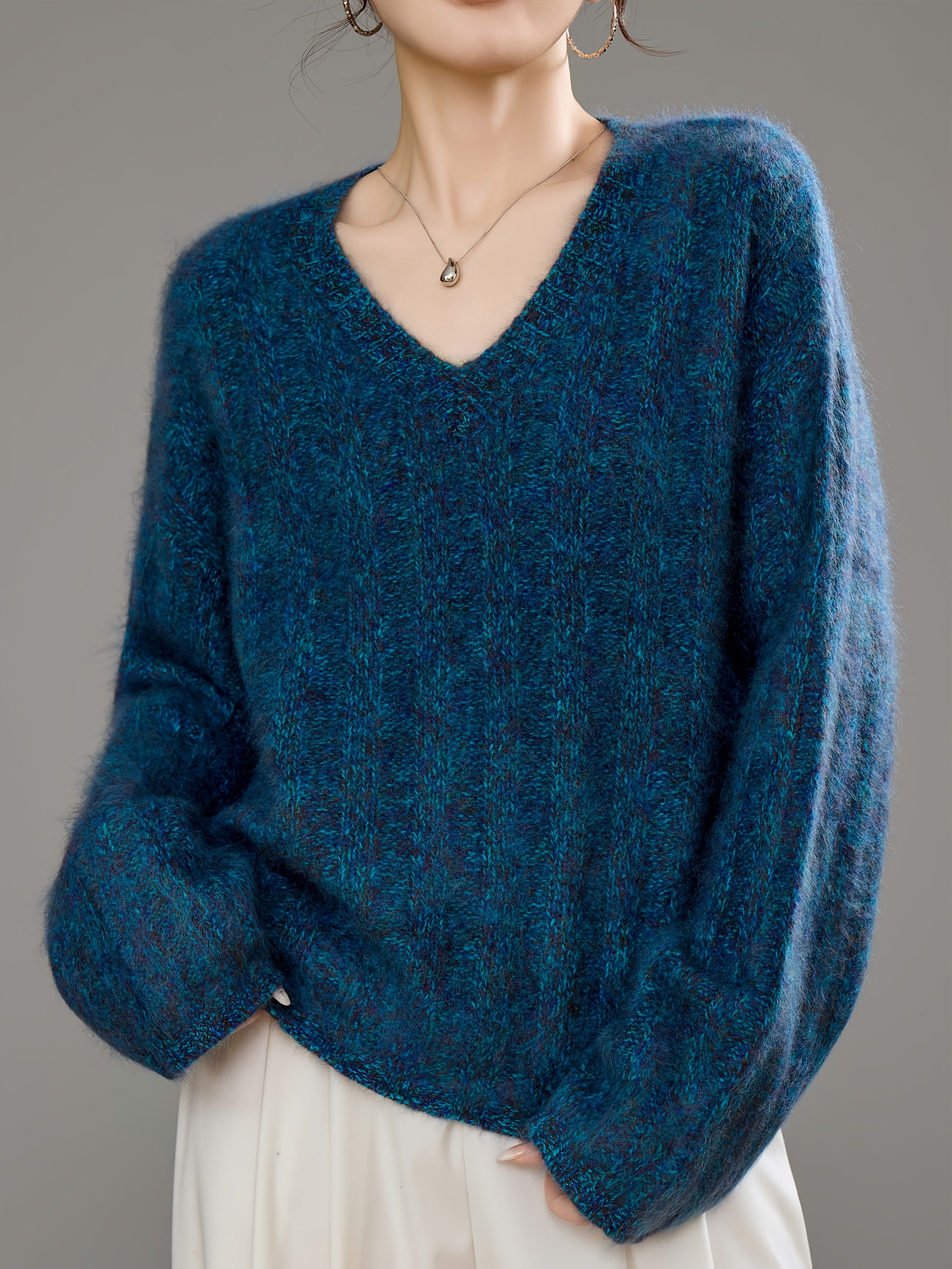 Heavyweight Cashmere Heavyweight Cashmere V-Neck Sweater | Autumn\Winter 2025 New Plush Feel Like a Cloud